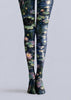 Moonlit Black Cat Pond Tights Hosiery Pantyhose H69-17