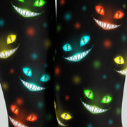 Glowing Monster Face Halloween Tights H69-21