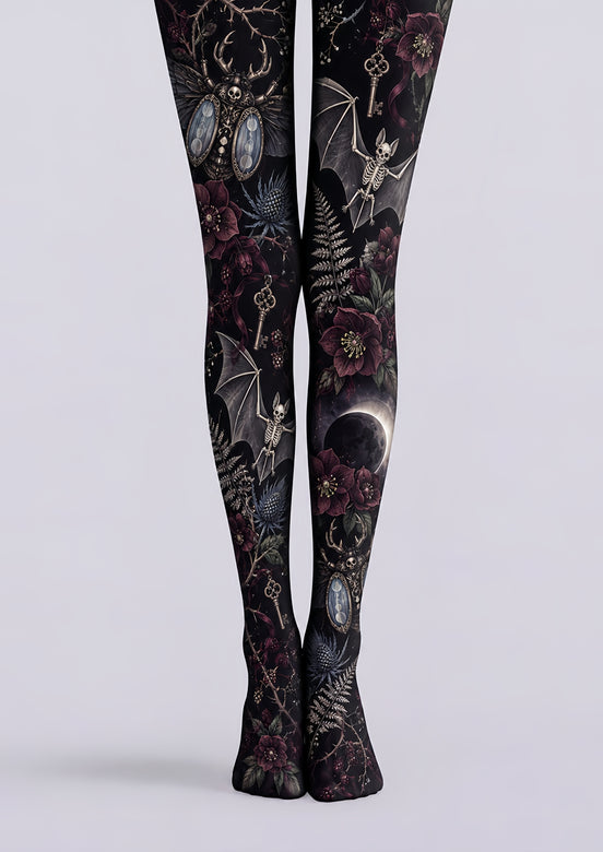 Dark Fantasy Skull Bat Tights Pantyhose H69-24