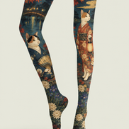 Japanese Moonlight Cat Tights Pantyhose H69-25