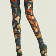 Japanese Moonlight Cat Tights Pantyhose H69-25