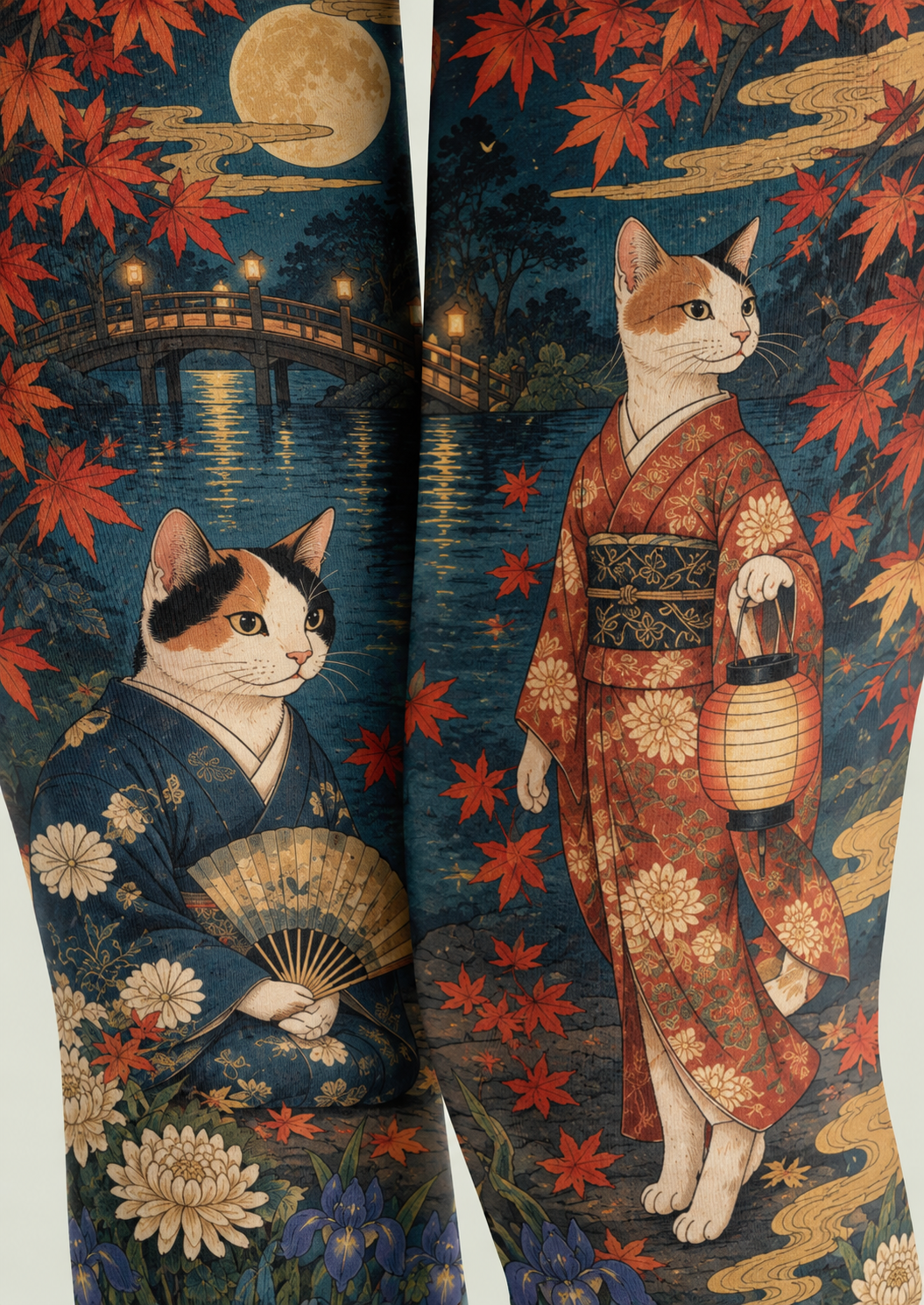 Japanese Moonlight Cat Tights Pantyhose H69-25