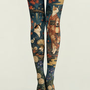 Japanese Moonlight Cat Tights Pantyhose H69-25