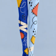 Playful Color Block Tights Hosiery Pantyhose H69-28