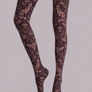 Mystic Fox Botanical Tights Hosiery Pantyhose H69-30