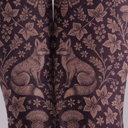 Mystic Fox Botanical Tights Hosiery Pantyhose H69-30
