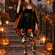 Cute Spooky Halloween Print Tights Hosiery H69-35