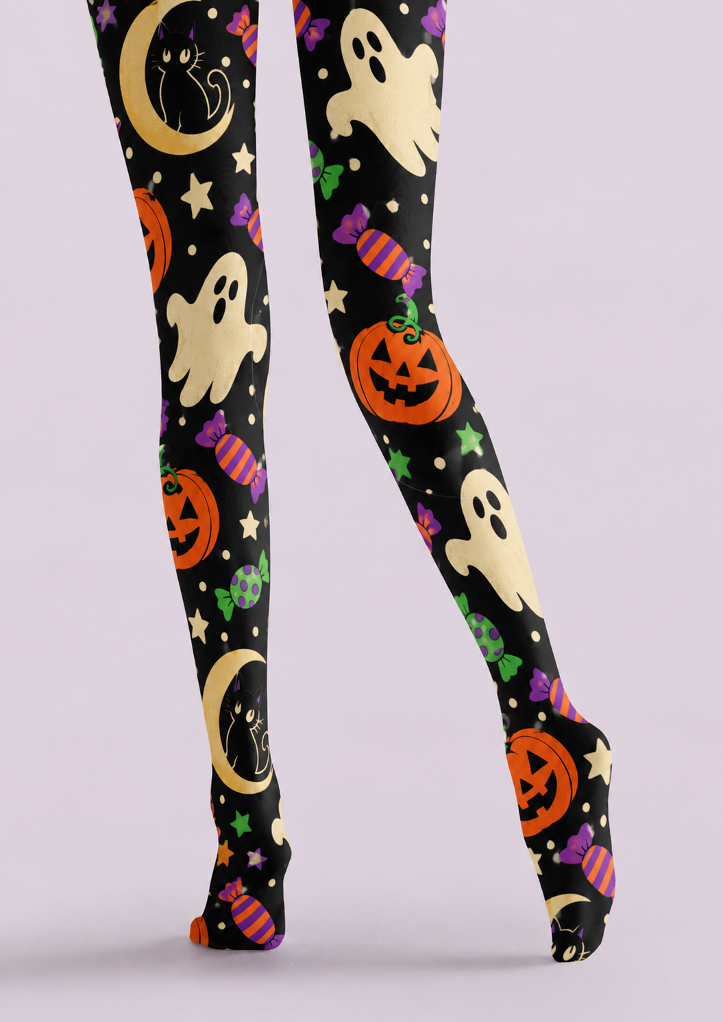 Cute Spooky Halloween Print Tights Hosiery H69-35