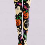 Cute Spooky Halloween Print Tights Hosiery H69-35