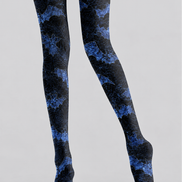 Blue Bat Halloween Pattern Tights Hosiery Pantyhose H69-4