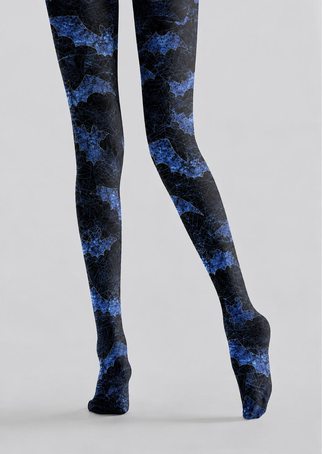 Blue Bat Halloween Pattern Tights Hosiery Pantyhose H69-4
