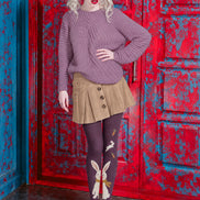 Cute Bunny Rabbit Tights Hosiery Pantyhose H69-41