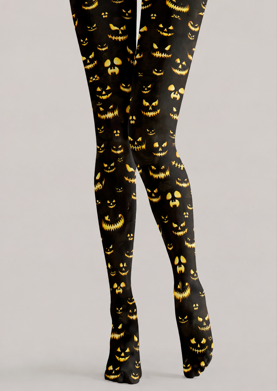 Halloween Pumpkin Face Pattern Tights Hosiery Pantyhose H69-5