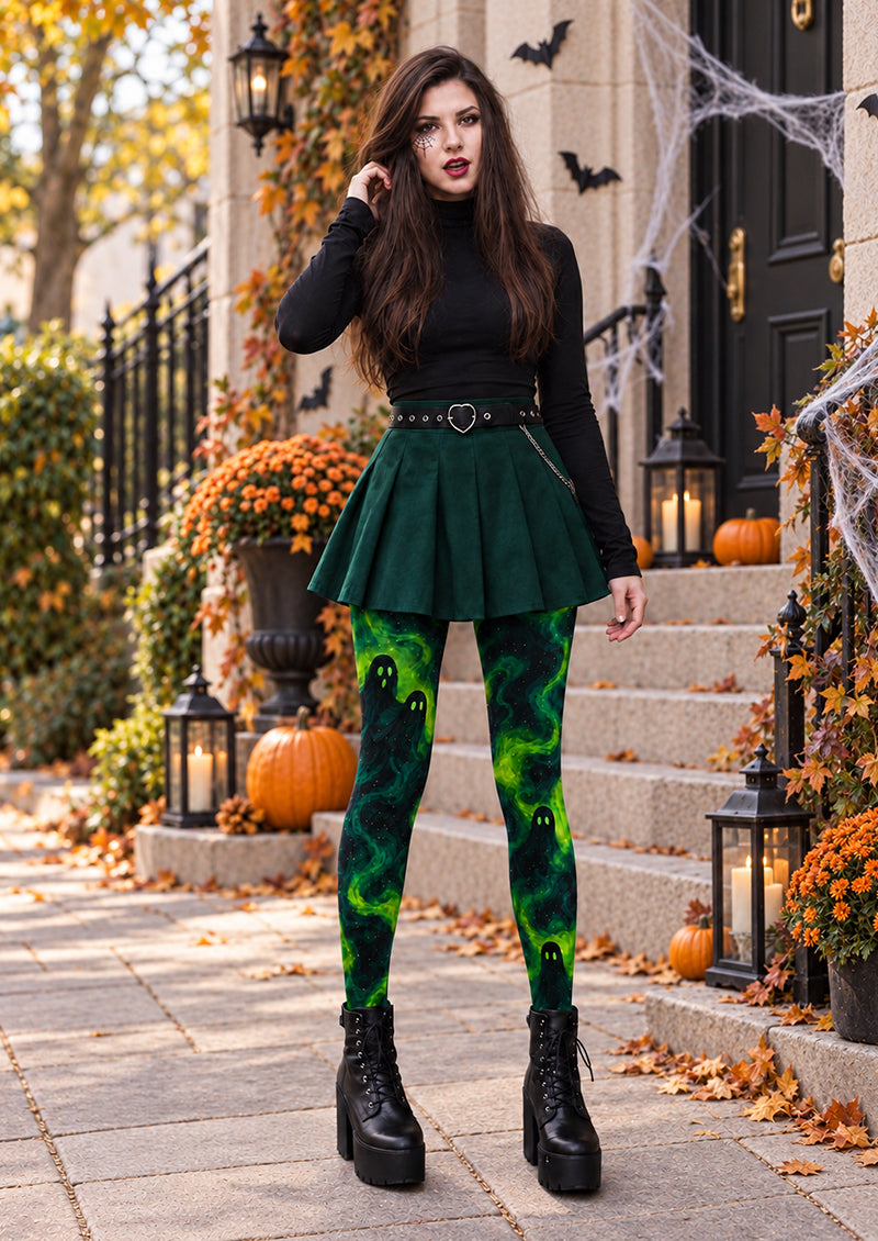 Ghost Mist Halloween Tights Hosiery Pantyhose H69-7