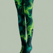Ghost Mist Halloween Tights Hosiery Pantyhose H69-7