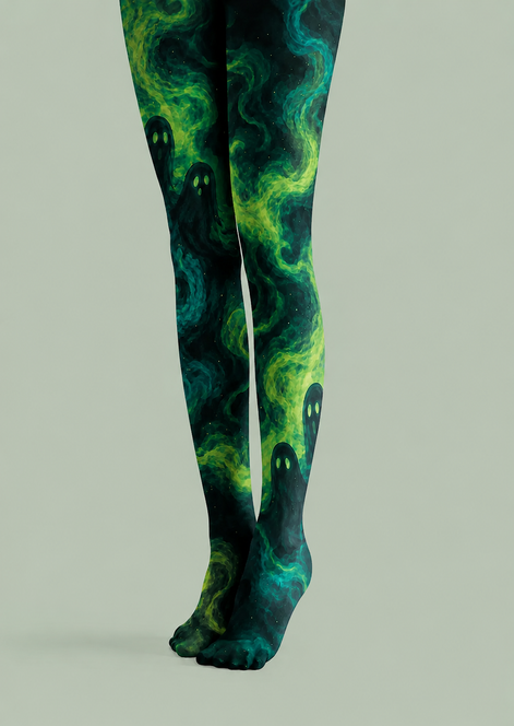 Ghost Mist Halloween Tights Hosiery Pantyhose H69-7