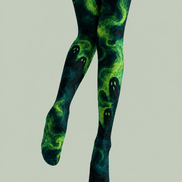 Ghost Mist Halloween Tights Hosiery Pantyhose H69-7
