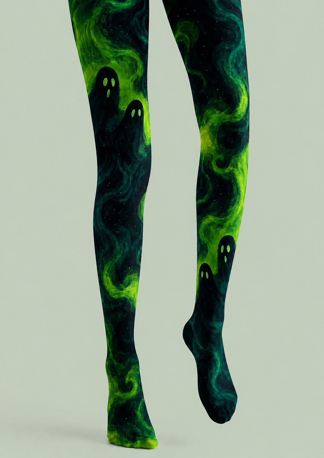 Ghost Mist Halloween Tights Hosiery Pantyhose H69-7