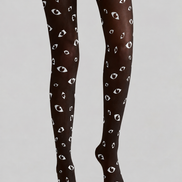 Evil Eye Graphic Halloween Tights H69-8
