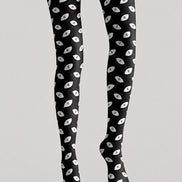 Creepy Eye Print Tights Hosiery Pantyhose H69-9