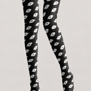 Creepy Eye Print Tights Hosiery Pantyhose H69-9