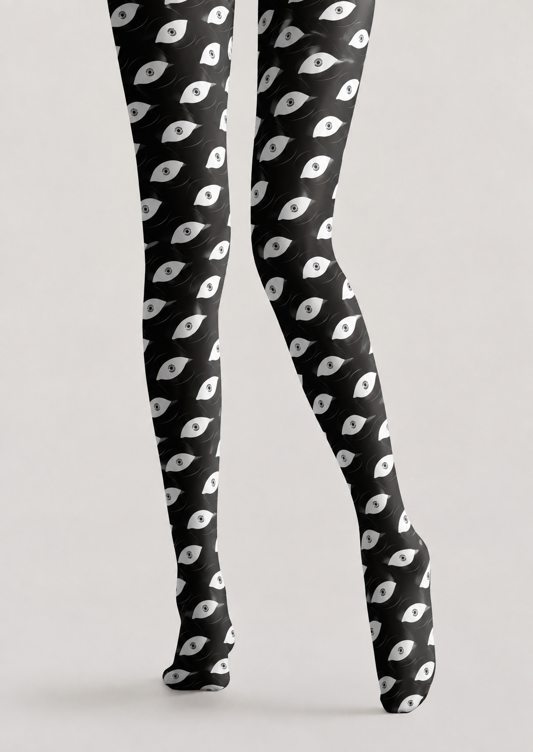 Creepy Eye Print Tights Hosiery Pantyhose H69-9