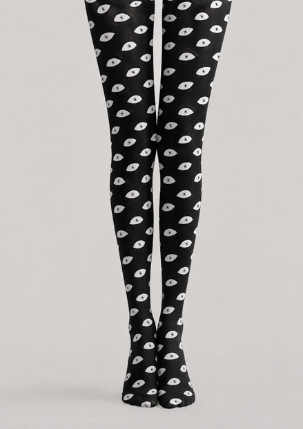 Creepy Eye Print Tights Hosiery Pantyhose H69-9