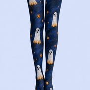 Spooky Ghost Star Halloween Tights Pantyhose Z69-3