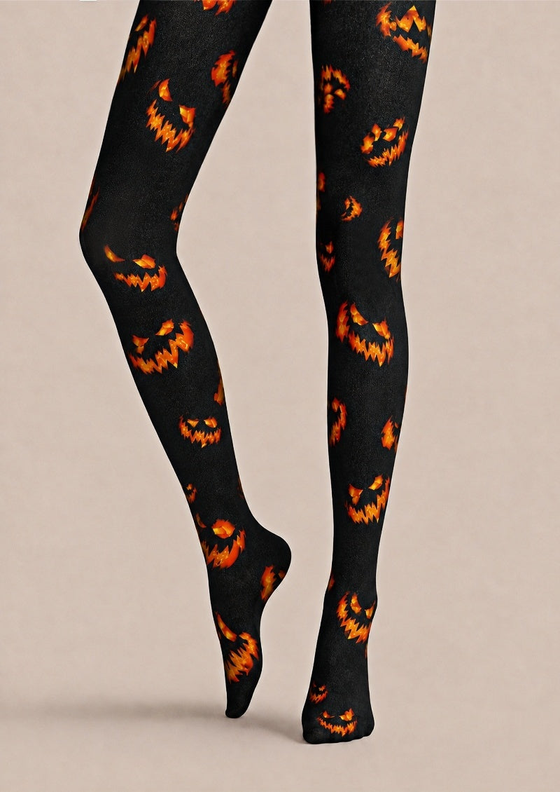Halloween Pumpkin Face Tights Hosiery Pantyhose Z69-4