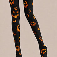 Halloween Pumpkin Face Tights Hosiery Pantyhose Z69-4