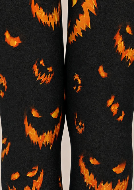 Halloween Pumpkin Face Tights Hosiery Pantyhose Z69-4