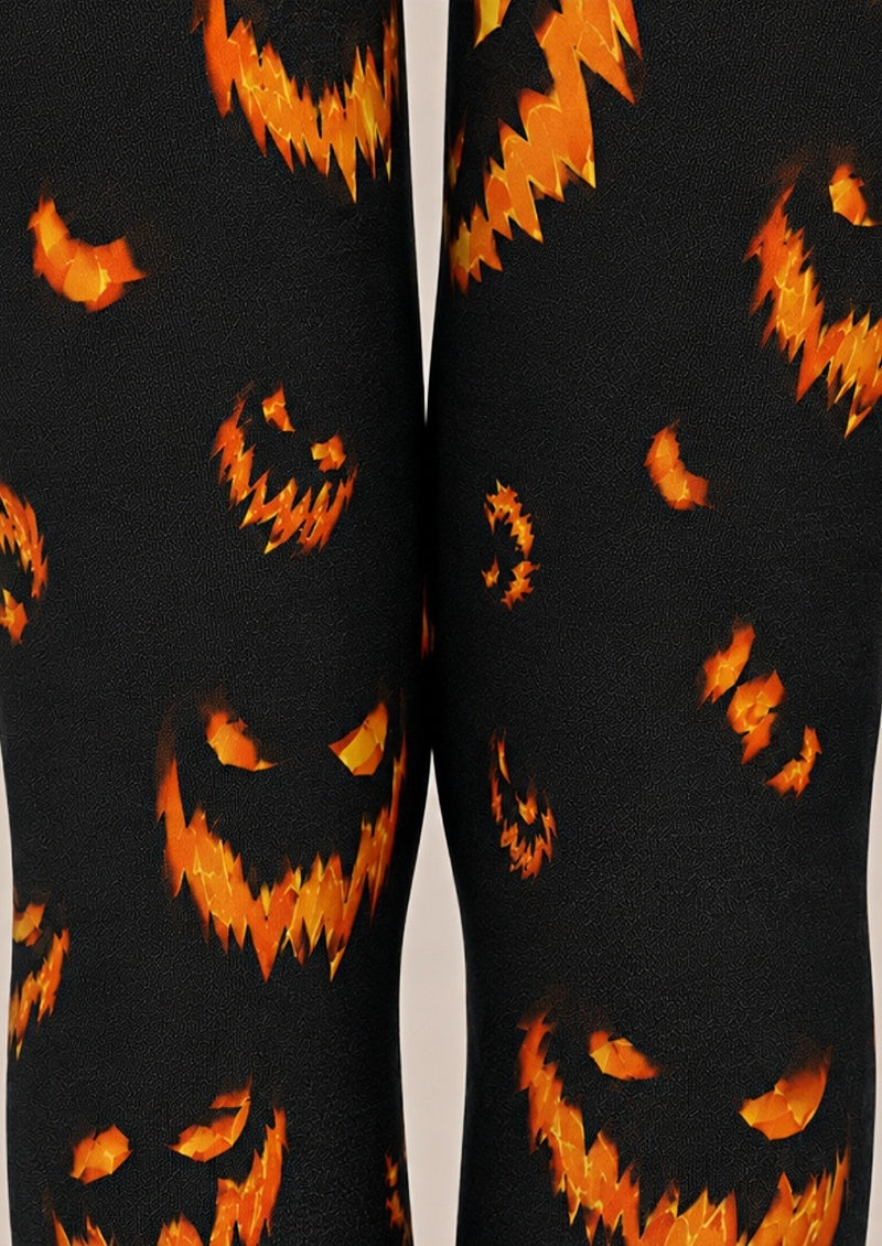 Halloween Pumpkin Face Tights Hosiery Pantyhose Z69-4