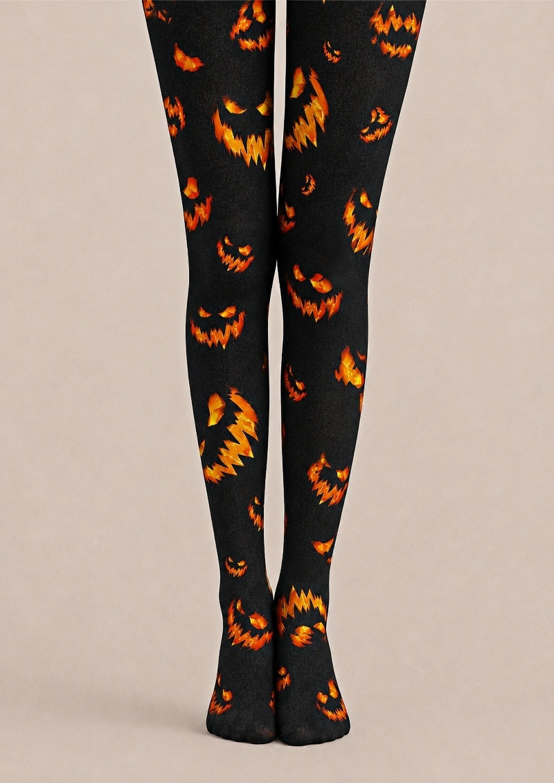 Halloween Pumpkin Face Tights Hosiery Pantyhose Z69-4
