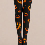 Halloween Pumpkin Face Tights Hosiery Pantyhose Z69-4