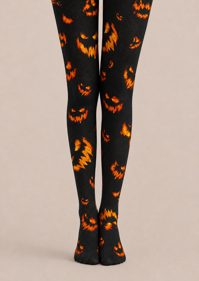 Halloween Pumpkin Face Tights Hosiery Pantyhose Z69-4
