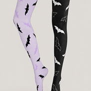 Gothic Bat Pattern Tights Halloween Hosiery Z69-1