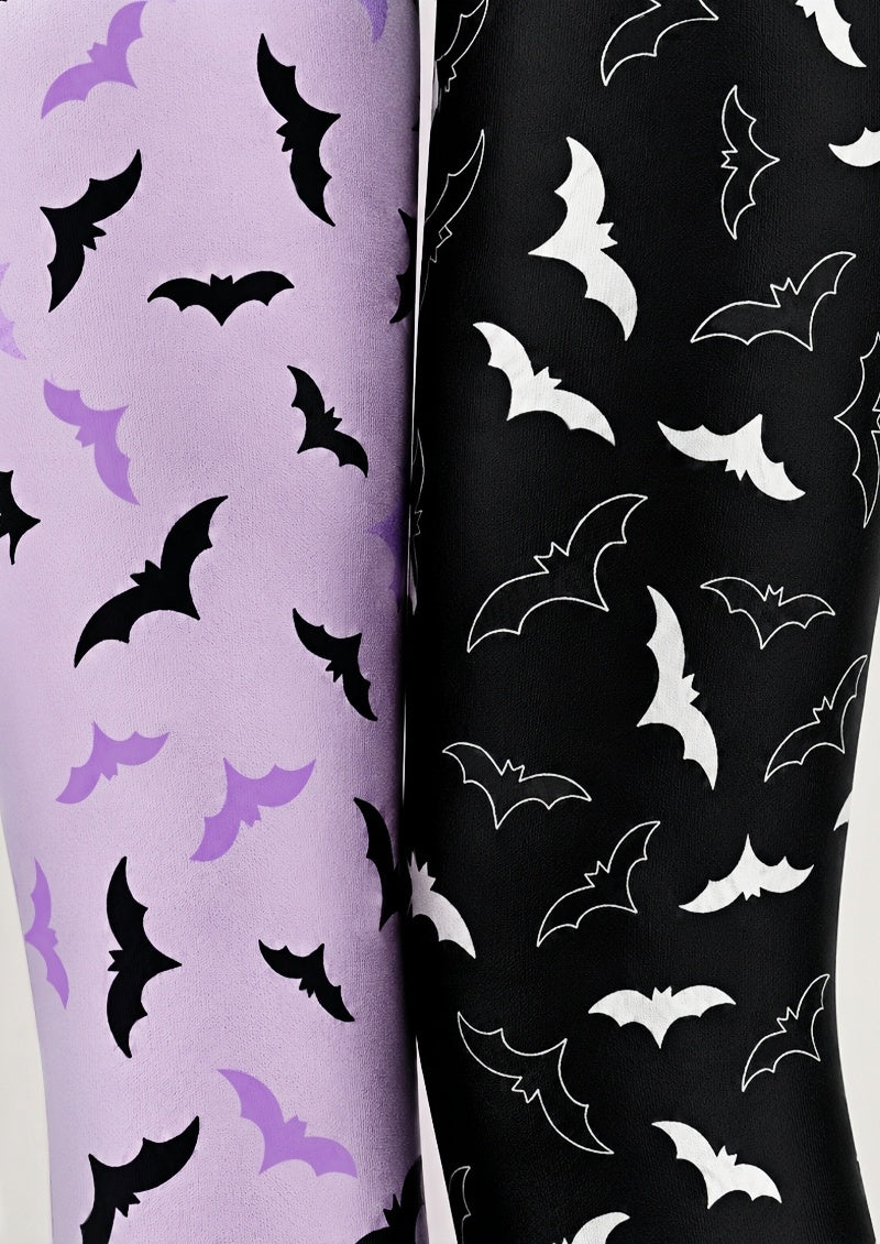Gothic Bat Pattern Tights Halloween Hosiery Z69-1