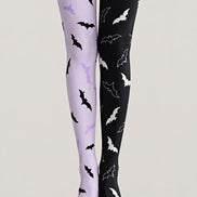 Gothic Bat Pattern Tights Halloween Hosiery Z69-1