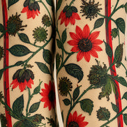 Vintage Floral Vine Pattern Tights Hosiery Pantyhose L610-26