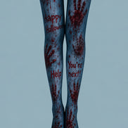 Bloody Handprint Pantyhose Halloween Costume Party Tights L67-14