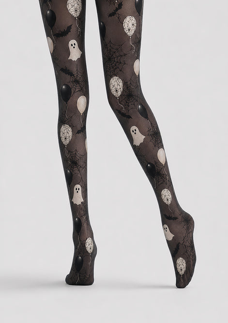 Halloween Ghost Balloon Costume Pantyhose L67-15