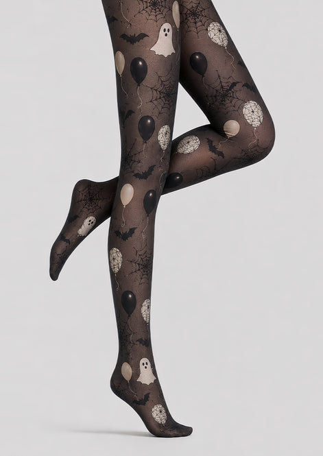 Halloween Ghost Balloon Costume Pantyhose L67-15