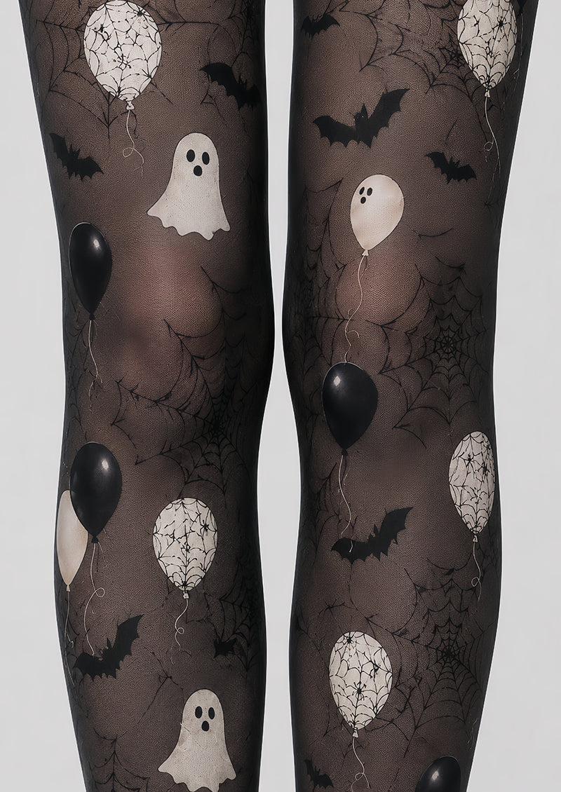 Halloween Ghost Balloon Costume Pantyhose L67-15