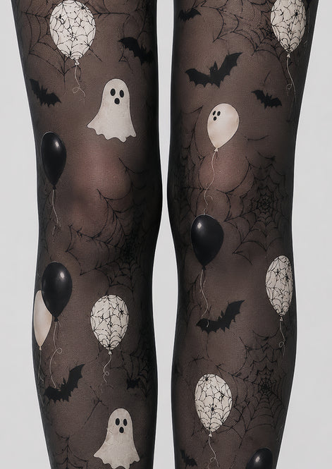 Halloween Ghost Balloon Costume Pantyhose L67-15