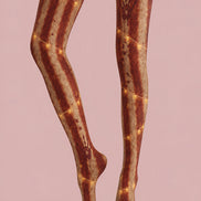 Bloody Handprint Pantyhose Stripe Halloween Patterned Tights L67-3