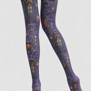 Purple Witch Apothecary Tights Cosplay Pantyhose L67-4