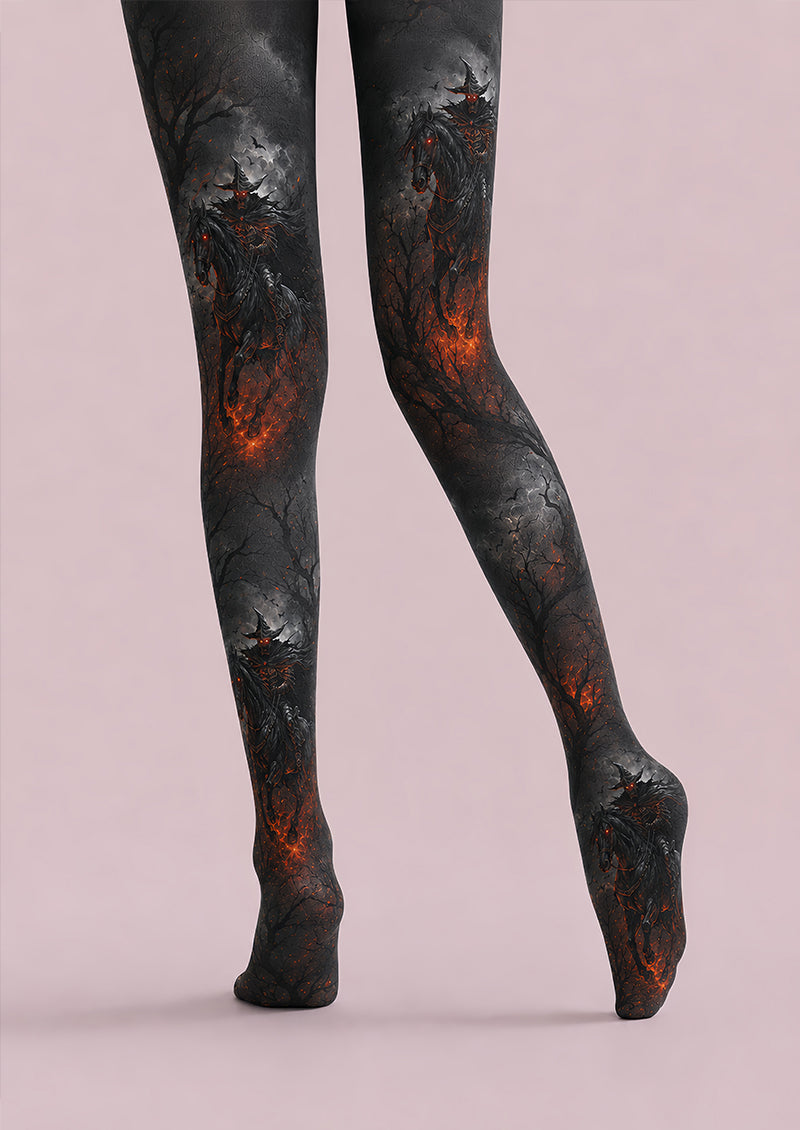 Haunted Horseman Halloween Cosplay Pantyhose L67-8