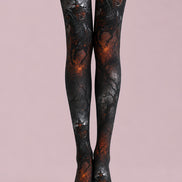 Haunted Horseman Halloween Cosplay Pantyhose L67-8