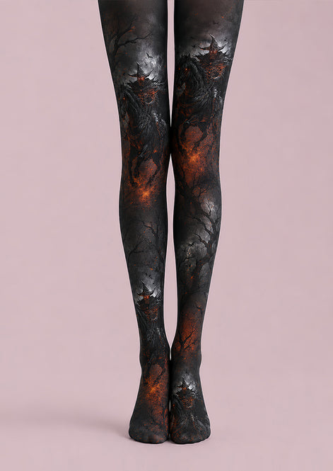 Haunted Horseman Halloween Cosplay Pantyhose L67-8