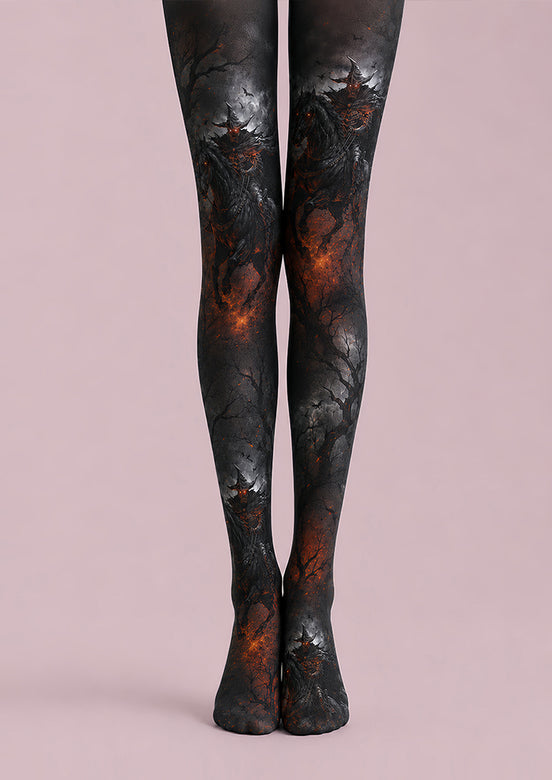 Haunted Horseman Halloween Cosplay Pantyhose L67-8